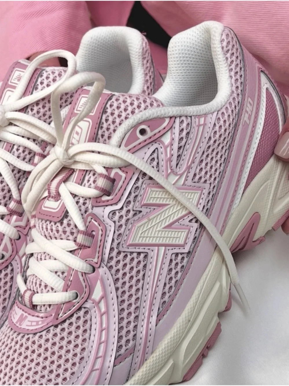 New Balance 💅 740 Pink Granite Athletic Sneaker Shoes U740PP2 U058015 7.5 8.5 - Picture 6 of 14